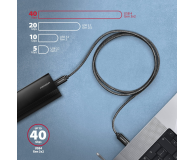Axagon BUCM4X-CM05AB NewGEN+ USB-C 4 Gen 3x2 / 240 W kabel - 1485424 - zdjęcie 5